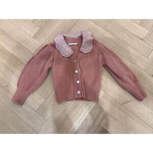 The New Society	Venera Cashmere Blend Dusty Rose Cardigan	3Y
